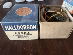Vintage Halldorson Universal Vertical Output Transformer 26S24