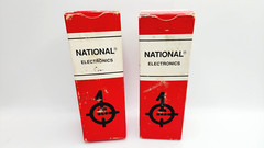 2 NATIONAL ELECTRONICS 6L6GC POWER VACUUM TUBES