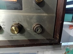 The Fisher 500 C Vintage Tube Stereo Receiver with Wood Case