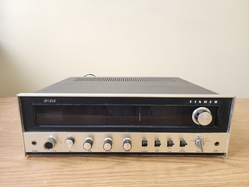 THE FISHER 213 AM-FM STEREO RECEIVER