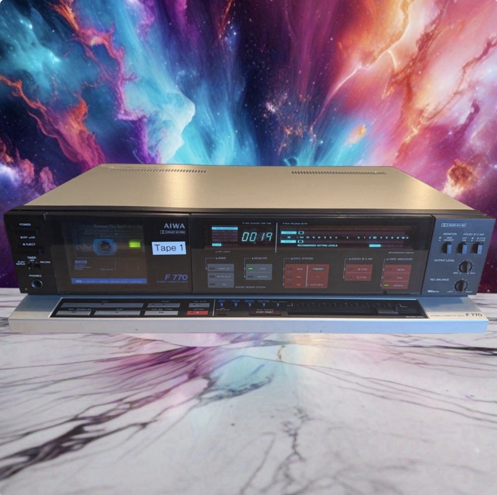 AIWA AD-F770 3head cassette deck Dolby Bc Full Fresh Service Extremely Rare Wow!