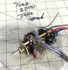 TEAC 3300 3300-10 Reel to Reel Tape Speed Selector Switch OEM TEAC Part