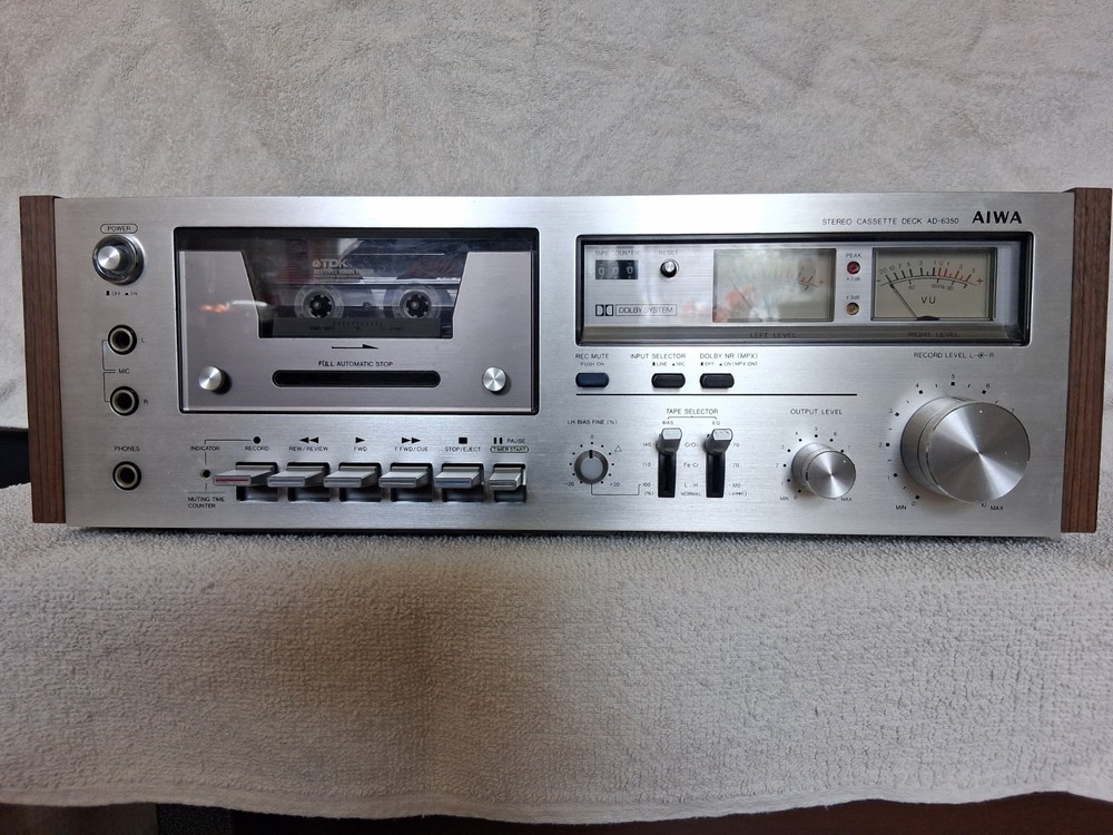 Aiwa AD 6350u Cassette Tape Deck