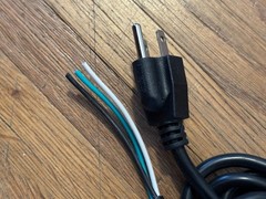 18 AWG Grounded Power Cable. Guitar Amplifiers, Tube Amps, Preamps, Reel to Reel