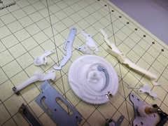 Pioneer PL-990 Turntable Parts – Cam Gear, Misc Control Arms, Spindle