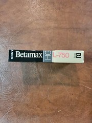 Sony Betamax Dynamicron ES-HG L-750 Sealed Beta Video Cassette Tape JAPAN Made