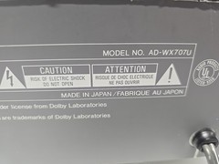Aiwa AD-WX707U Dual Cassette Deck Parts Repair Powers On Motors Run No Playback