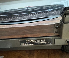 Pioneer PL-1200 Turntable DirectDrive DCServo SArm RosewoodCabinet Fully Works