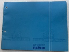 Super Rare REVOX FULL LINE BROCHURE Early 70’s A77 A700 A720 and more many pages