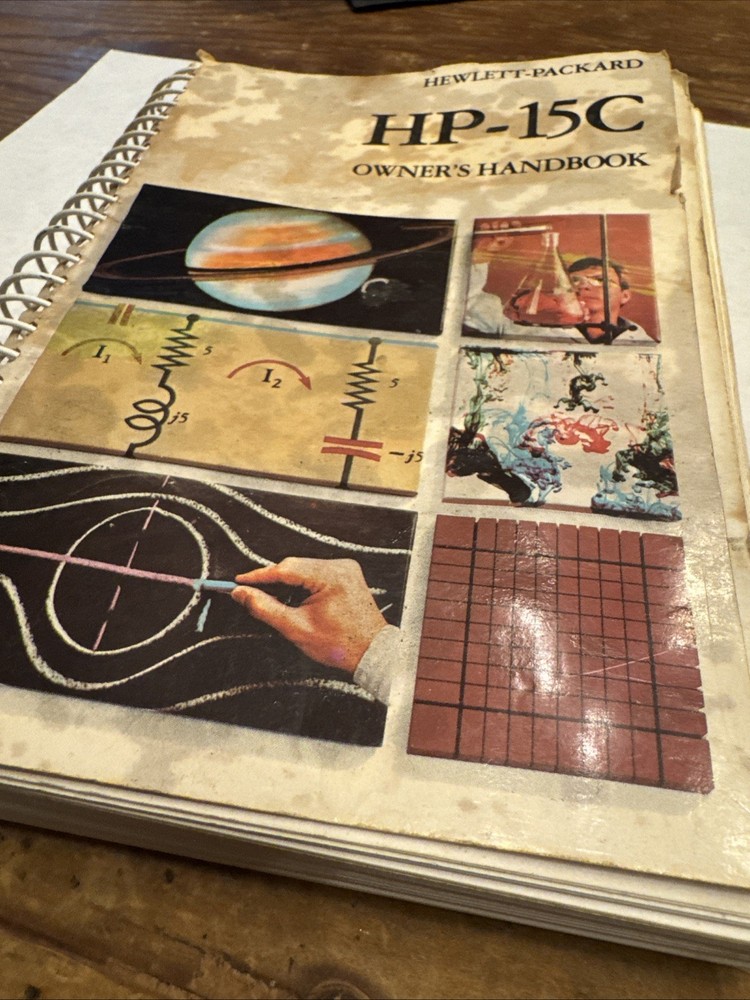Owner’s Handbook for HP-15C Calculator (Manual, Guide) June 1987