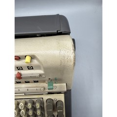 Vintage Monroe CSA-10 Mechanical Calculator Electric Adding Machine Cord & Cover