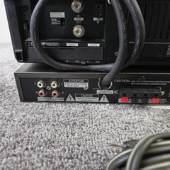 Aiwa AV-50M Beta Hi-Fi VCR Recorder Stereo Integrated Amplifier SV50M UNTESTED