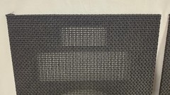 VINTAGE 1970s OEM Pair Klipsch Heresy 1 Black Speaker Grills Original Grilles