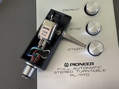 1977 Pioneer PL-117D Belt Drive Turntable + Empire 1000 E/X New Belt / Stylus