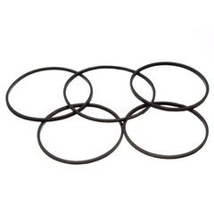 BLUE GARLIC DVD Rubber Belt 40mm to 135mm 50PCS 100 millimeters, Black