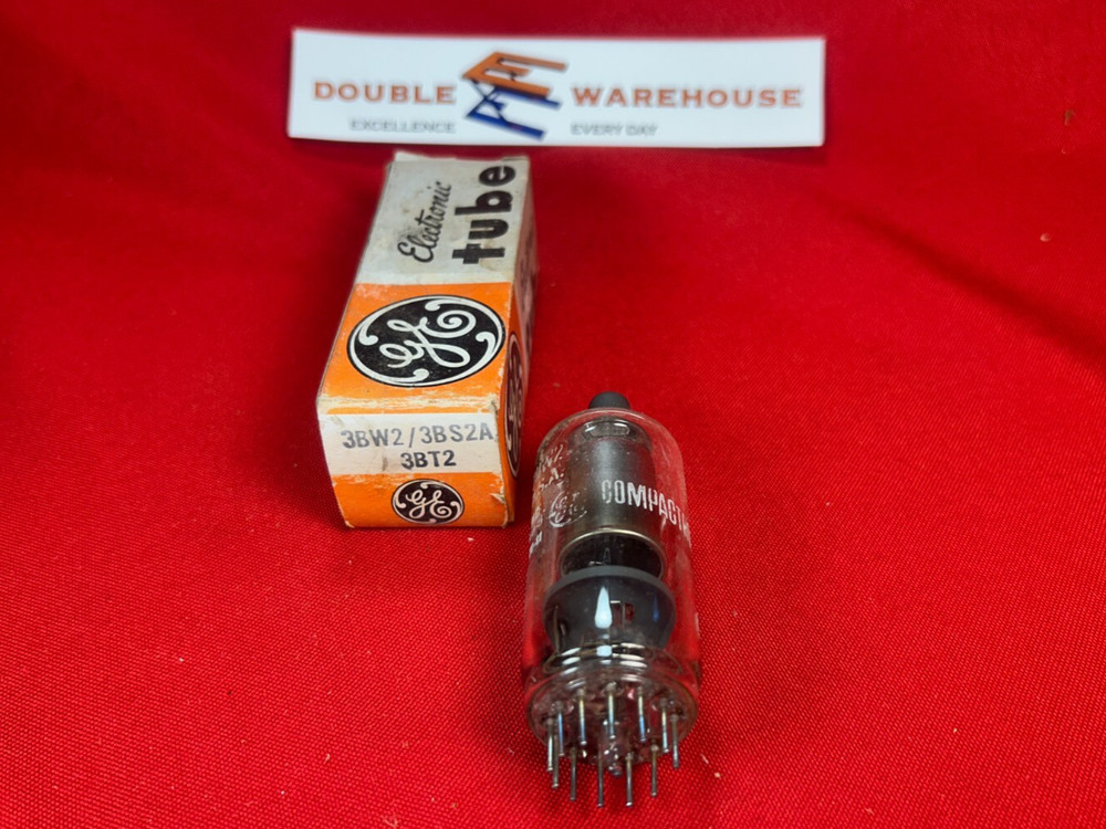 Vintage GE 3BW2 3BS2A 3BT2 Electronic Vacuum Tube