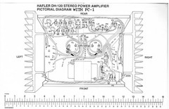 HAFLER DH-120 P-125 AUDIOPHILE UPGRADE KIT TOSHIBA JFET CASCODE TOPOLOGY
