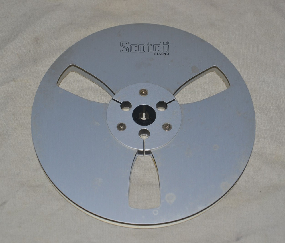 Excellent!!!! Vintage Scotch 7″ Metal Take Up Reel for Reel To Reel tape Deck