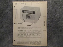 Sams Photofact Folder #7 From Set #52 Dewald Model B-403 Radio