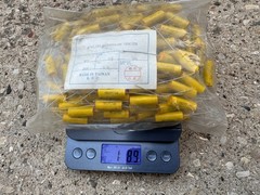 Bag of 200 new 1.5 uf 250v Yellow Film Capacitors Guaranteed Taiwan