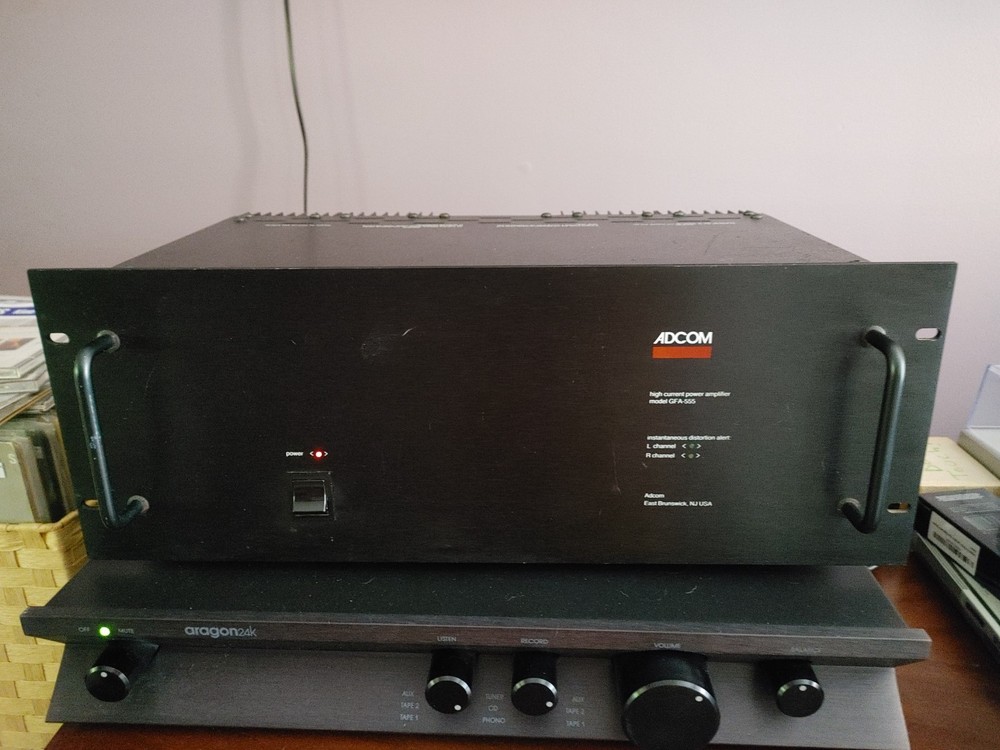 Adcom GFA-555 Amplifier- Great Condition, Fully Serviced, Recapped