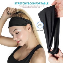 Sweat Sweatband Stretch Sports Head Band