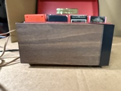 Vintage 1970s Audiovox Stereo 8 Track player Model C 844 bundle. Tested & Plays