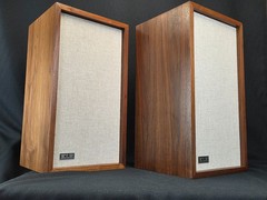 RESTORED! MINT! KLH Model Six 6 Speakers VTG Recapped Refinished New Grills