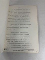 Vintage DBX 177 Decilinear Noise Reduction System Instruction Manual