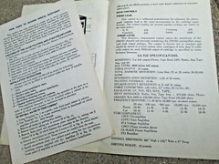 Pilot High Fidelity Pilotone Model AA-920 Operating Instructions Booklet VTG