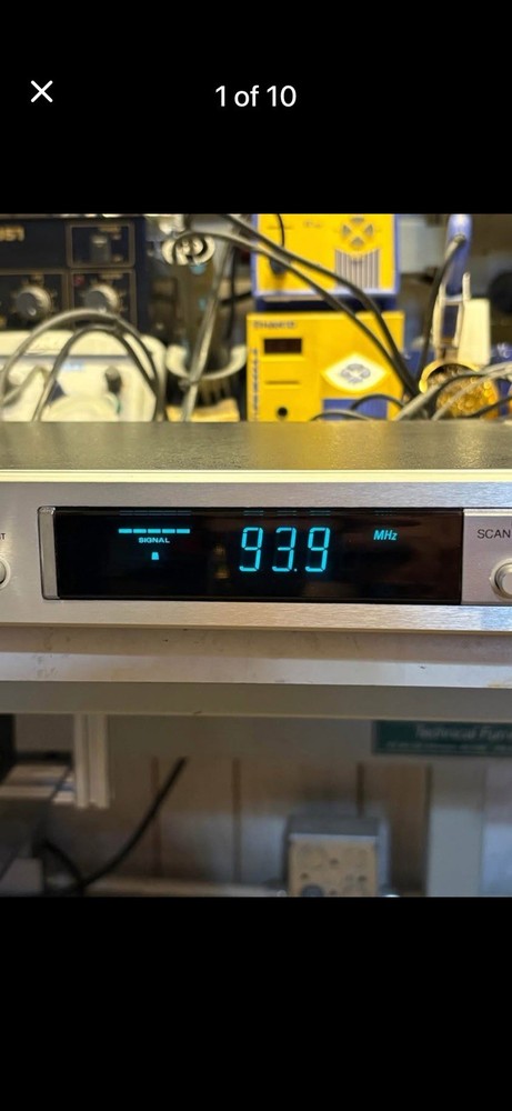 Crown FM Two Tuner Stereo Silver With Rack Handles. Fully Serviced!
