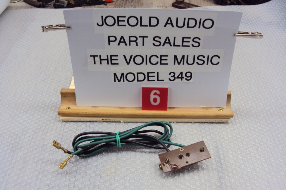 The Voice Of Music Model 349 Amplifier Speaker Output Jack. Read All Below