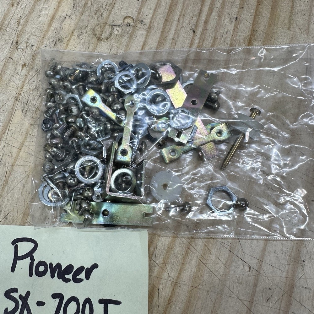 Pioneer SX-700T Receiver Parts – Screws Nuts Collars Spacers