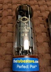 Genuine NOS Svetlana SED Winged C EL34 Matched Quad Tube Set =C= Made In Russia