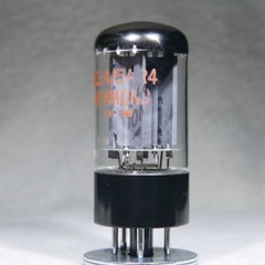 Mullard (HAMMOND Label) GZ34/5AR4 OO-Getter Rectifier UK f32 B5E4 4 Notch Strong