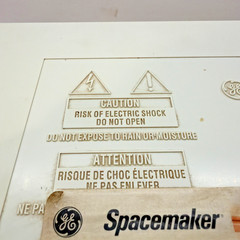 GE Spacemaker 7-4275A AM/FM RADIO Cassette Player Under Cabinet Kitchen Vtg