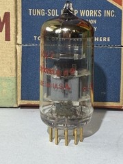 AMPEREX NEW YORK / BECKMAN GOLD PIN 6922 TUBE CODES 7L5/*0L & 61-52 TV7 TEST