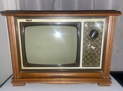 RCA Vintage 1960s Miniature Cabinet Television Model AM100L