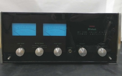 McIntosh MC2105 Power Amplifier Vintage Stereo Meter Working Junk