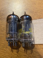 C28 A pair of Westinghouse 12AU7 Vacuum Tubes