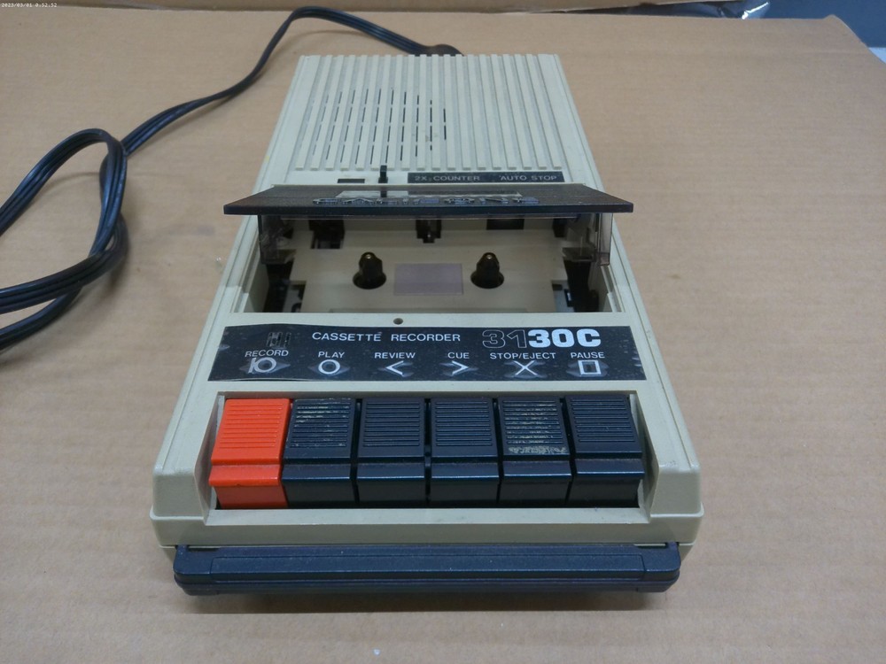 Vintage Califone 3130C Cassette Recorder Player Portable Tape Recorder Tested AC