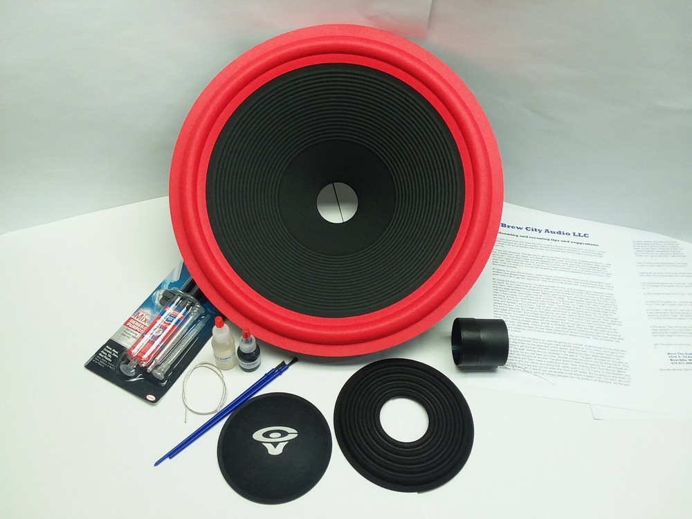 15″ 4 Ohm Recone Kit for Cerwin Vega ATW-15 ATW15 (At-15) woofer ribbed cone