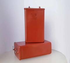 2 x MBGP-1 10uF 630V MATCHED PAIR Soviet PiO Capacitor Paper Oil NEW