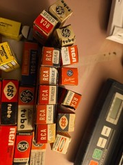 Lot of 40 GE Rca Philco Sylvania Raythoeon WESTINGHOUSE Vacuum TUBES