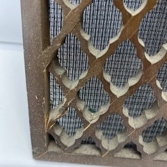 Original Sansui SP-1000 Speaker System Replacement Wood Lattice Grill Brown