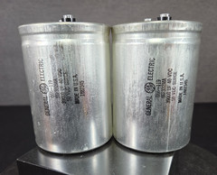 McIntosh MC2105 Pair of Main Filter Capacitors 39000 uf 40v 3″ GE Vintage OG