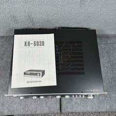 Vintage Kenwood KR-6030 AM/FM Stereo Receiver Silver Front 1970s TESTED & WORKS