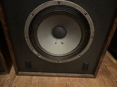 Pair Of MA Micro Acoustic Speakers Serial #10375 Microstatic Floor Wood VTG