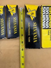 Vintage NEW Sylvania Vacuum Tube Lot 5U4GB 5AS4A 6DW4 6AX4GTB 7JZ8 – RE