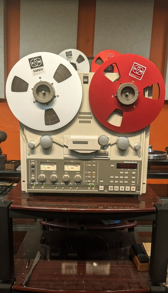 Tascam BR-20 (BR-20T) 1/4″ 2-Track Reel to Reel Tape Recorder Pro Serviced Calib